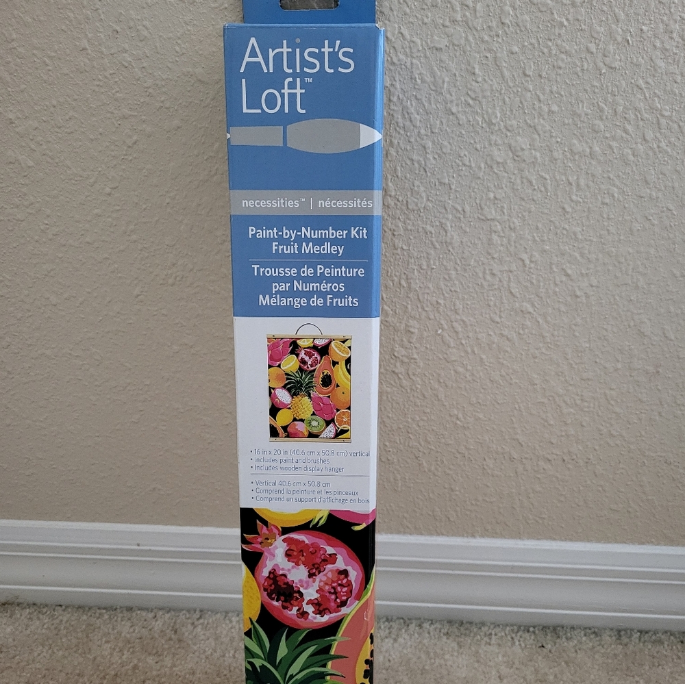 Artists Loft Paint by Number Fruit Medley Brand New
